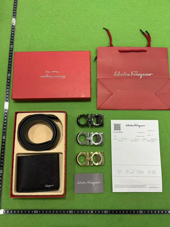 Zdjęcie QC 2 z 3 — Hermès Constance Belt & Togo Leather Wallet Set [21 styles]