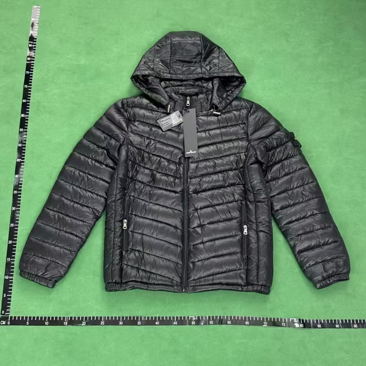 Zdjęcie QC 1 z 1 — Stone Island Compass Logo Hooded Quilted Down Jacket [21 styles]