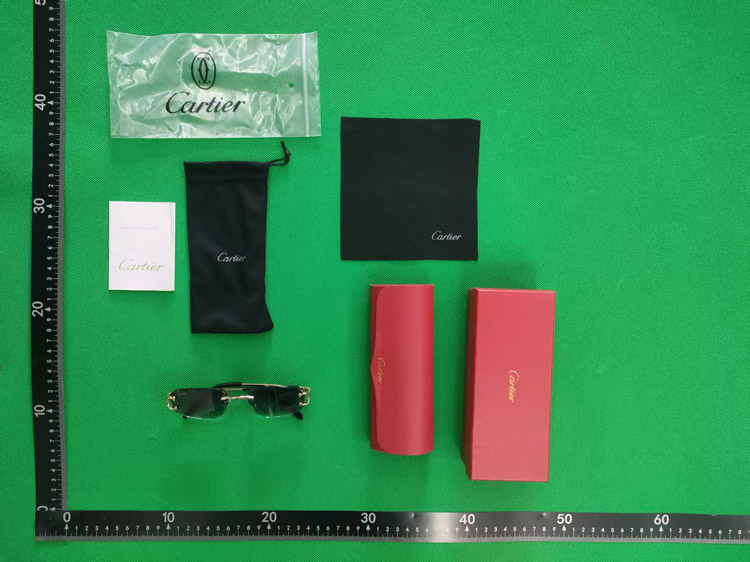 Zdjęcie QC 1 z 2 — Cartier Panthère Rimless Sunglasses