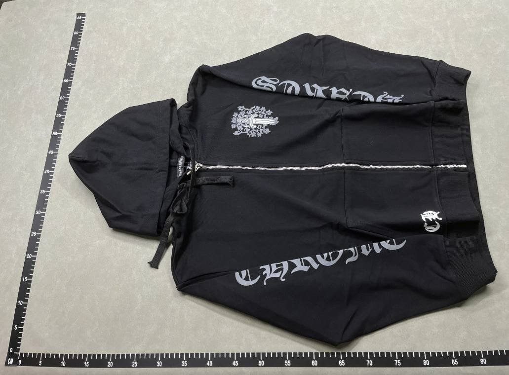 Zdjęcie QC 1 z 1 — Chrome Hearts Los Angeles Logo Zip-Up Hoodie