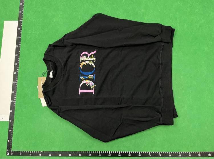Zdjęcie QC 2 z 4 — Dior Oblique Logo Embroidered Sweatshirts [14 styles]