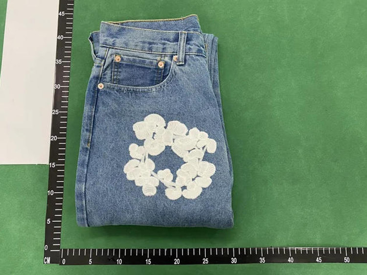 Zdjęcie QC 2 z 3 — CN Fashion Floral Print Denim Pants & Shorts [14 styles]
