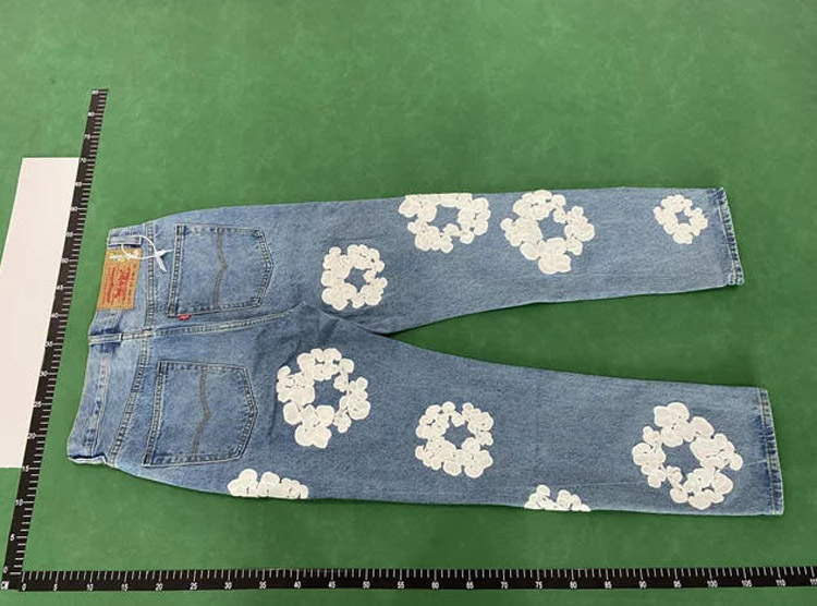 Zdjęcie QC 3 z 3 — CN Fashion Floral Print Denim Pants & Shorts [14 styles]