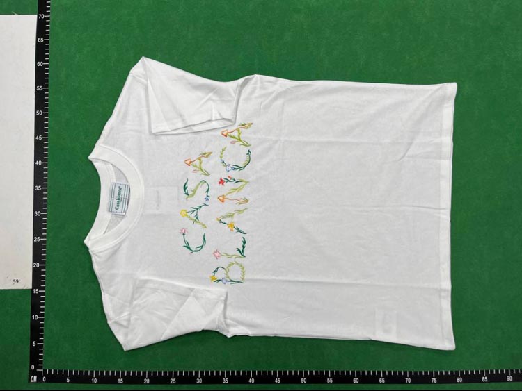 Zdjęcie QC 2 z 3 — Casa Blanca Floral Embroidered T-Shirt [21 styles]