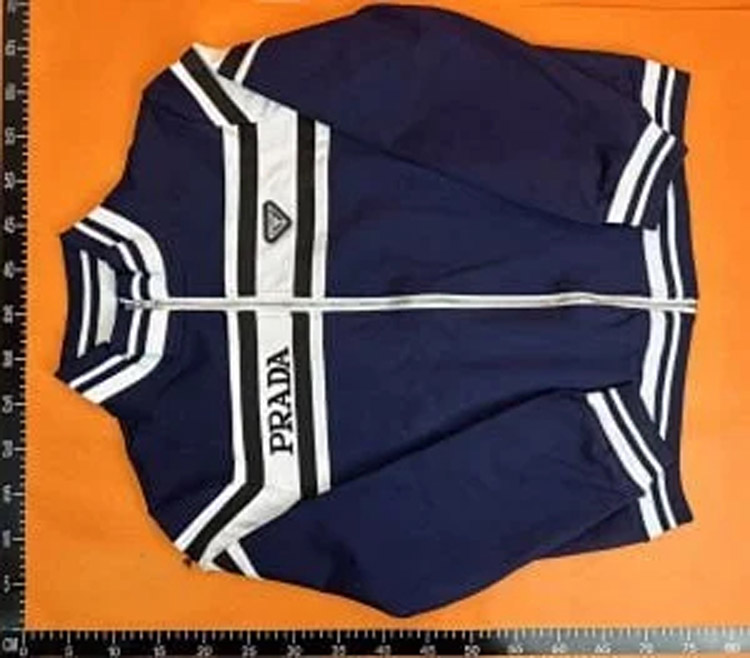 Zdjęcie QC 2 z 2 — Prada Logo Stripe Track Jacket and Pants Set [2 styles]