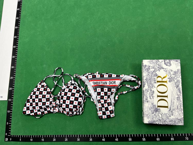 Zdjęcie QC 4 z 4 — Christian Dior Oblique Star Print Bikini Set [39 styles]