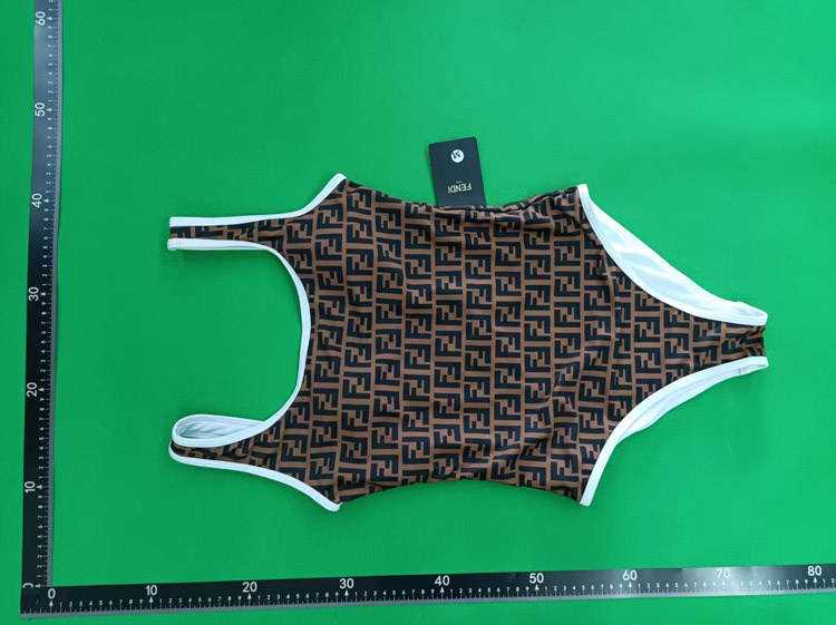 Zdjęcie QC 1 z 1 — Fendi FF Monogram Triangle Bikini Set [31 styles]