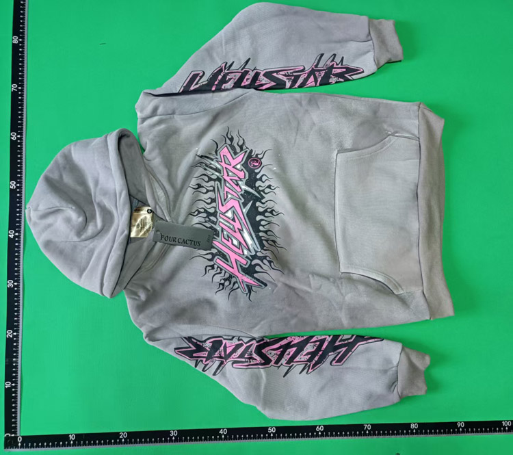Zdjęcie QC 2 z 2 — Hellstar Flame Graphic Hoodies [29 styles]