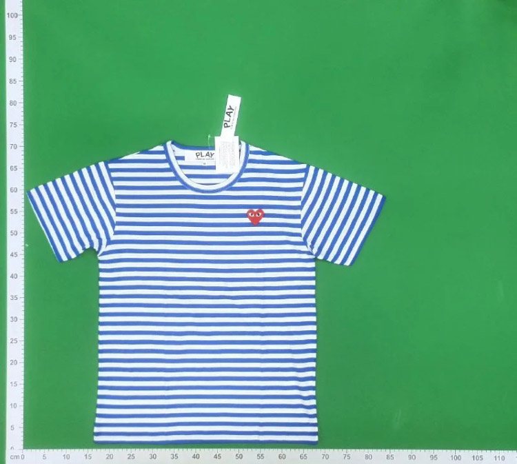 Zdjęcie QC 1 z 4 — Comme des Garçons PLAY Striped Heart T-Shirt [39 styles]