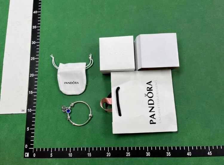 Zdjęcie QC 3 z 3 — Pandora Moments Snake Chain Bracelet with Charms [40 styles]