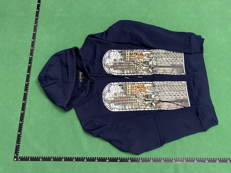 Zdjęcie QC 1 z 4 — Flame Stained-Glass Graphic Hoodie [21 styles]