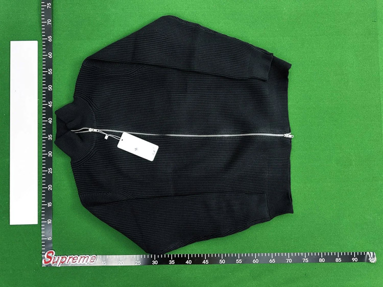 Zdjęcie QC 3 z 3 — Maison Margiela Ribbed Zip-Up Knit Sweater