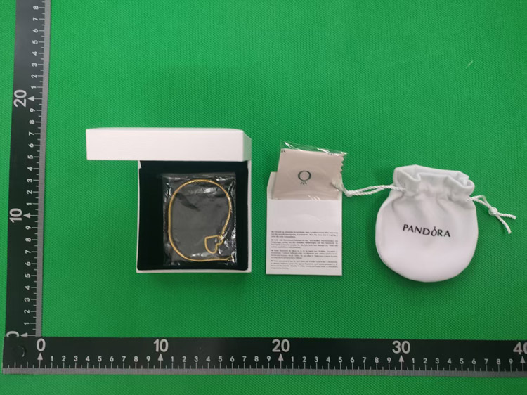 Zdjęcie QC 2 z 3 — Pandora Heart Lock Snake Chain Bracelet [30 styles]