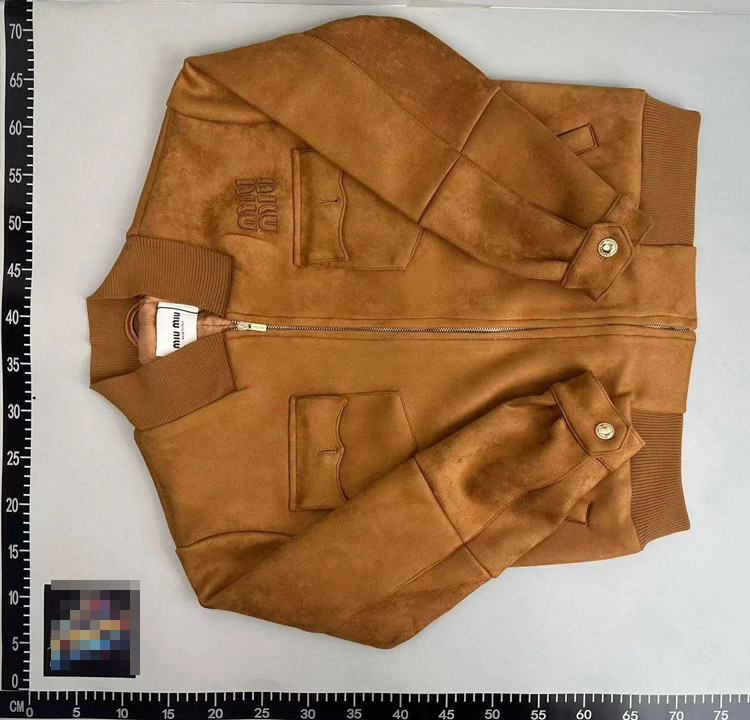 Zdjęcie QC 1 z 3 — Miu Miu Logo-Embroidered Jacket [9 styles]