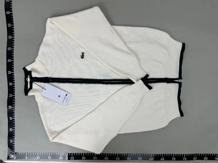 Zdjęcie QC 4 z 4 — Minimalist Ribbed Zip-Up Knit Sweater [3 styles]